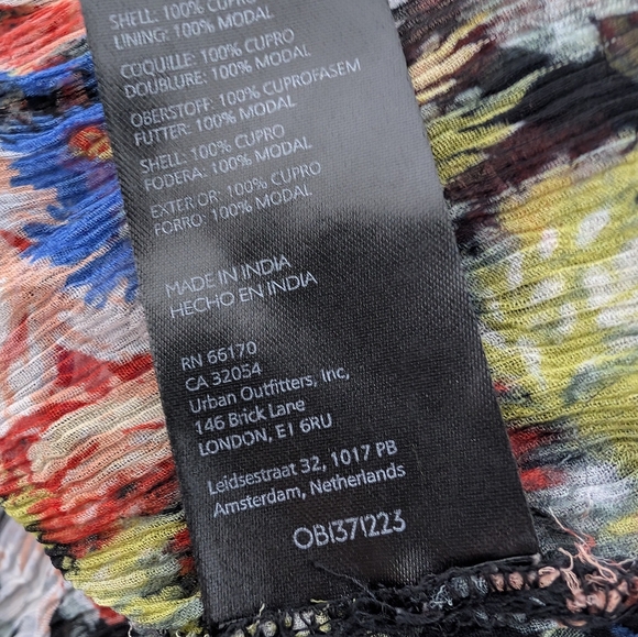 Anthropologie The Marais Printed Chiffon Maxi Dress - Picture 10 of 10